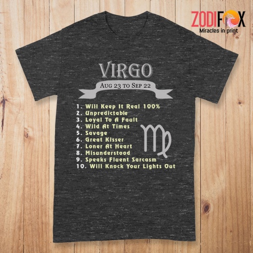 best Loner At Heart Virgo Premium T-Shirts