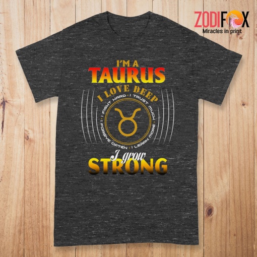 best I Love Deep Taurus Premium T-Shirts