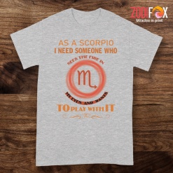 eye-catching Scorpio Eye Premium T-Shirts
