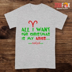 nice I Want For Christmas Is My Aries Premium T-Shirts