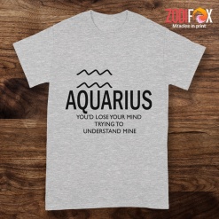 interested Aquarius You'd Lose Your Mind Premium T-Shirts