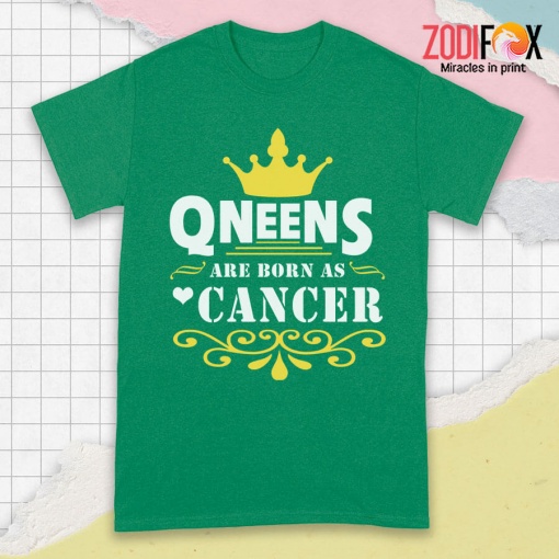 nice Queens Are Born As Cancer Premium T-Shirts
