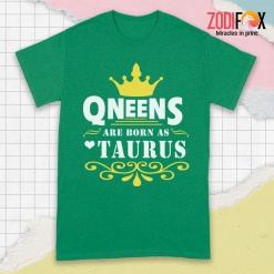 interested Queens Are Born As Taurus Premium T-Shirts