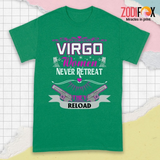 cool Virgo Women Never Retreat Premium T-Shirts