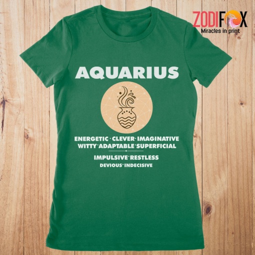 interested Aquarius Clever Premium T-Shirts