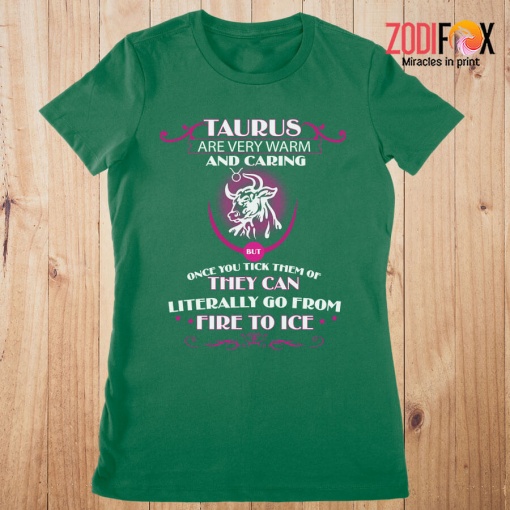 funny Taurus Are Very Warm Premium T-Shirts