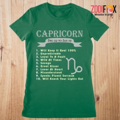 meaningful Loner At Heart Capricorn Premium T-Shirts