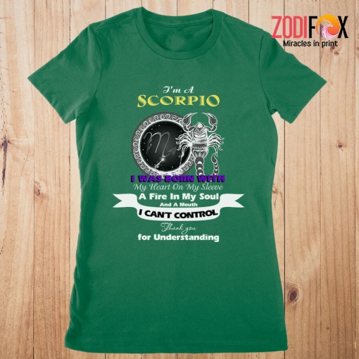 funny A Fire In My Soul Scorpio Premium T-Shirts