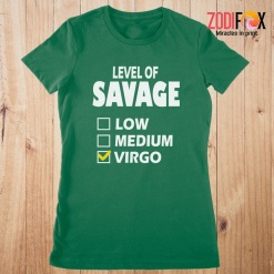 unique Level Of Savage Virgo Premium T-Shirts