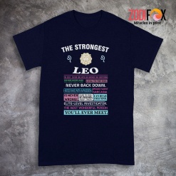 exciting The Strongest Leo Premium T-Shirts