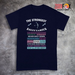 awesome The Strongest Sagittarius Premium T-Shirts
