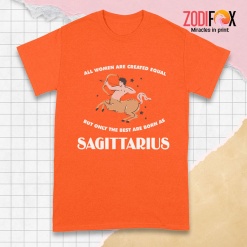 interested The Best Are Born As Sagittarius Premium T-Shirts