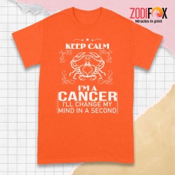 exciting Keep Calm, I'm A Cancer Premium T-Shirts
