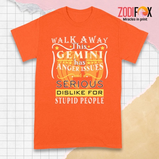 exciting Gemini Has Anger Issues Premium T-Shirts