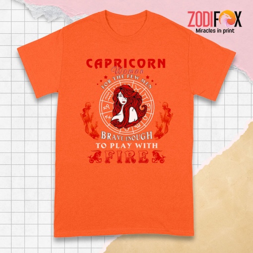 dramatic Play With Fire Capricorn Premium T-Shirts