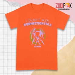 best I Don't Ask Permission Gemini Premium T-Shirts