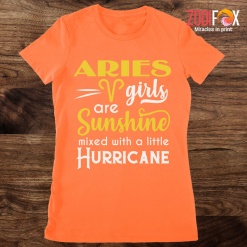 lovely Aries Girl Premium T-Shirts
