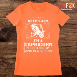 great Keep Calm, I'm A Capricorn Premium T-Shirts