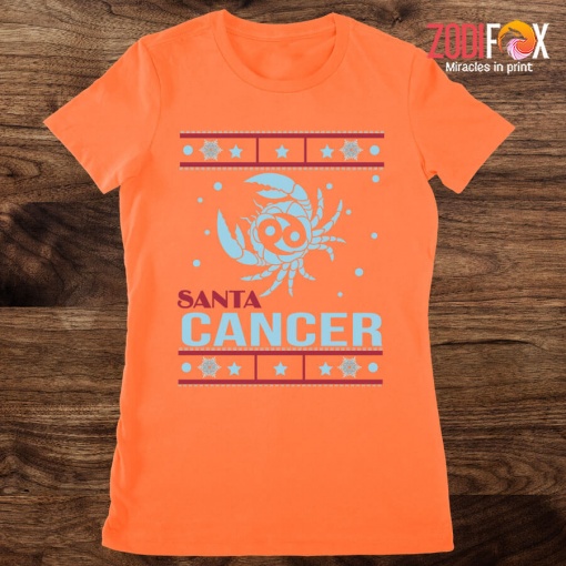 beautiful Santa Cancer Premium T-Shirts