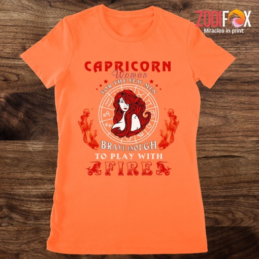 hot Play With Fire Capricorn Premium T-Shirts