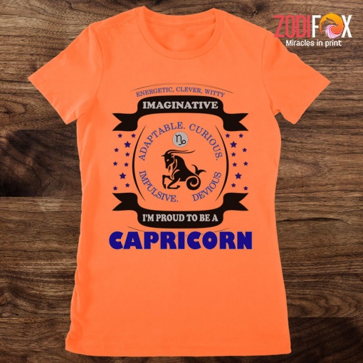hot I'm Proud To Be A Capricorn Premium T-Shirts