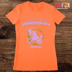 wonderful I Don't Ask Permission Capricorn Premium T-Shirts