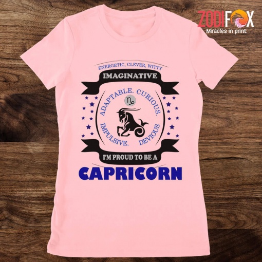 funny I'm Proud To Be A Capricorn Premium T-Shirts