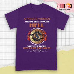 awesome Pisces Fire Premium T-Shirts