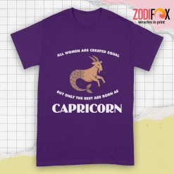 dramatic The Best Are Born As Capricorn Premium T-Shirts