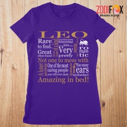 Leo Pretty Premium T-Shirts - Buy novelty present for zodiac lovers