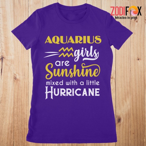 personalised Aquarius Sunshine Premium T-Shirts