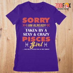 unique A Sexy & Crazy Pisces Girl Premium T-Shirts