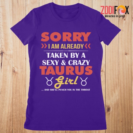meaningful A Sexy & Crazy Taurus Girl Premium T-Shirts