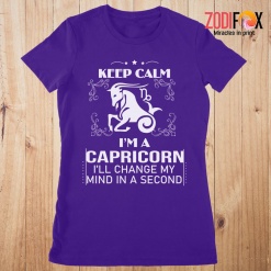 hot Keep Calm, I'm A Capricorn Premium T-Shirts