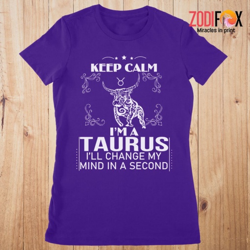 hot Keep Calm, I'm A Taurus Premium T-Shirts