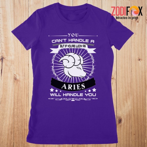 awesome An Aries Will Handle You Premium T-Shirts
