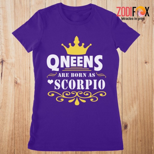 best Queens Are Born As Scorpio Premium T-Shirts
