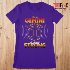 wonderful I Love Deep Gemini Premium T-Shirts