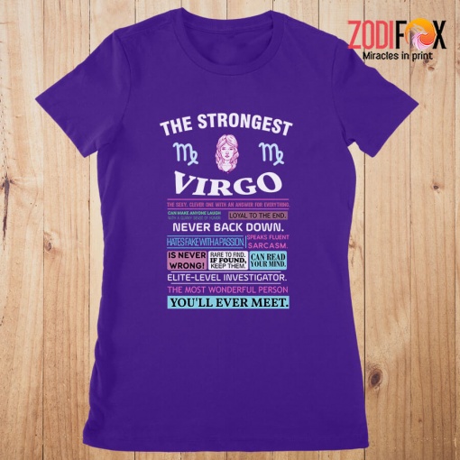 meaningful The Strongest Virgo Premium T-Shirts
