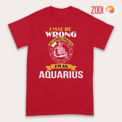 hot I'm An Aquarius Premium T-Shirts