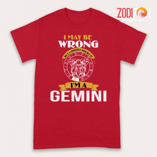 cool I'm A Gemini Premium T-Shirts