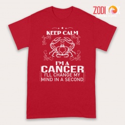 amazing Keep Calm, I'm A Cancer Premium T-Shirts