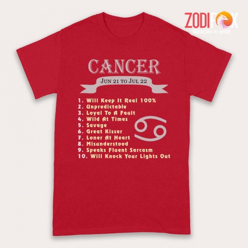 pretty Loner At Heart Cancer Premium T-Shirts