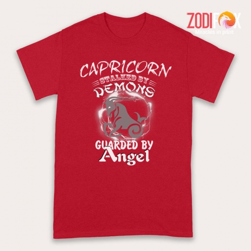 pretty Capricorn Stalked By Demons Premium T-Shirts