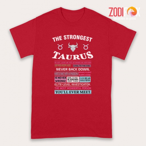 hot The Strongest Taurus Premium T-Shirts