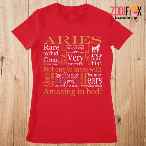 Aries Romantic Premium T-Shirts - Shop personalised horoscope for parents