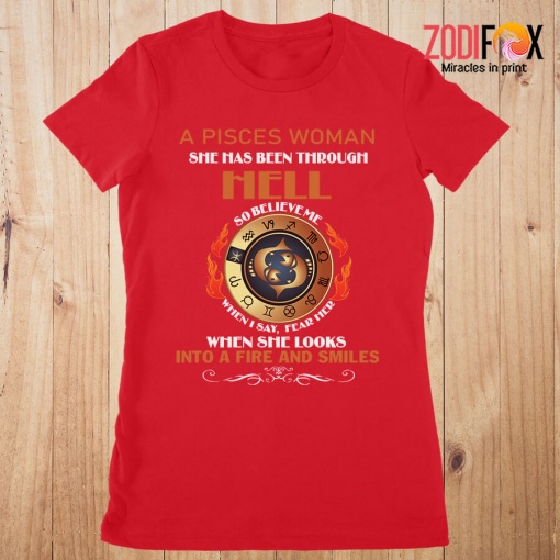 unique Pisces Fire Premium T-Shirts