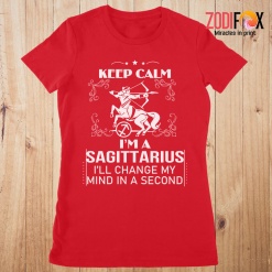 unique Keep Calm, I'm A Sagittarius Premium T-Shirts