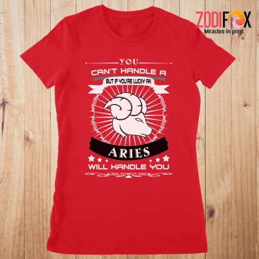 cool An Aries Will Handle You Premium T-Shirts