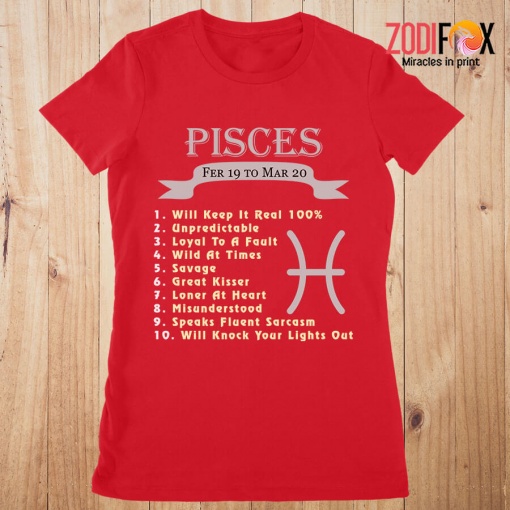 high quality oner At Heart Pisces Premium T-Shirts